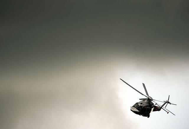 An AgustaWestland helicopter (ADRIAN DENNIS/AFP/Getty Images)