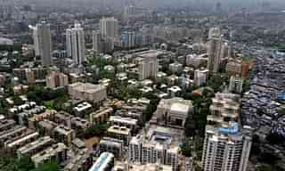 Residential apartment blocks rising in the heart of Mumbai. (PUNIT
PARANJPE/AFP/GettyImages)