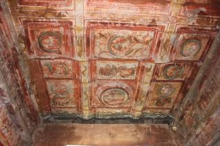 The twelve Rashis shown on the ceiling of the 12th century Airavatesvara temple in Darasuram, Tamil Nadu.