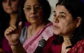 Union Cabinet Minister for Women and Child Development Maneka Gandhi (MONEY SHARMA/AFP/Getty Images)
