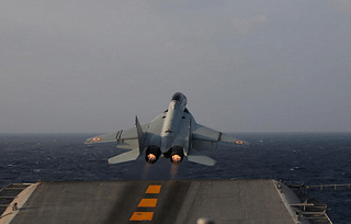 Indian Navy’s MiG-29K. (Indian Navy/Twitter) 