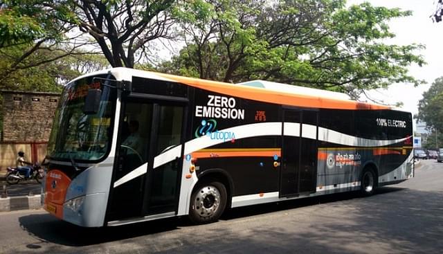 Electric bus in Bengaluru by BMTC (Representative Image) (Ramesh N G)