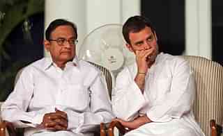 
Congress party leaders Rahul Gandhi and former finance minister P Chidambaram. (MANISH 
SWARUP/AFP/GettyImages)

