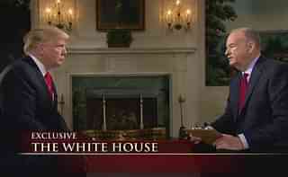 Donald Trump and 
Fox’s Bill O’Reilly. (Fox News/YouTube)
