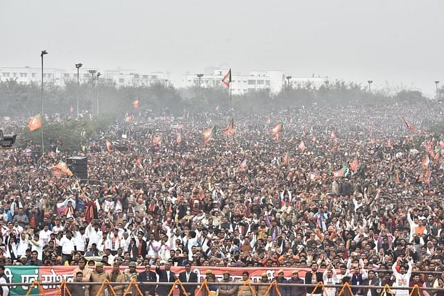 Prime Minister Modi’s rally in Lucknow in early January&nbsp;