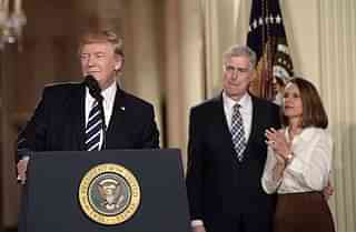 President Donald Trump nominated federal appellate judge Neil Gorsuch as his Supreme Court nominee (BRENDAN SMIALOWSKI/AFP/Getty Images)
