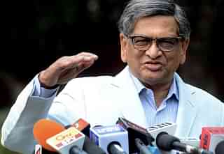 Former Congress leader S M Krishna (RAVEENDRAN/AFP/Getty Images)