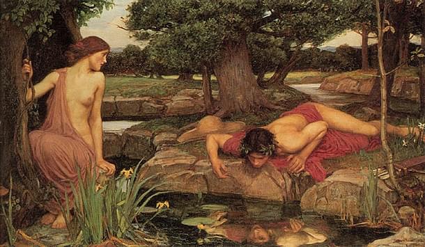 <i>E</i><i>cho And Narcissus</i>, John William Waterhouse. Wikimedia Commons