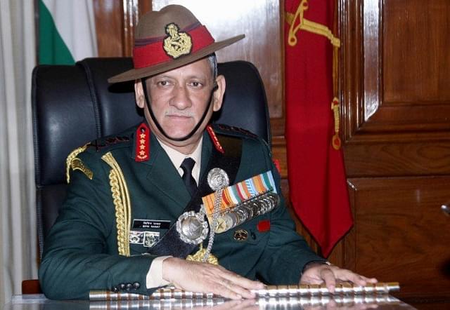 Army Chief General Bipin Rawat. 

