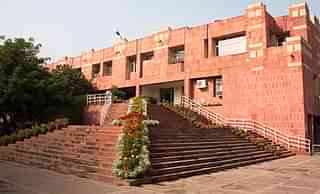 A building at the Jawaharlal Nehru University (Photo credit: Bharat Express Online)