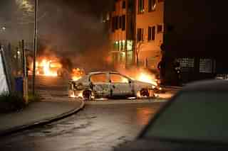 
Riots in a predominantly immigrant neighborhood of Stockholm.



