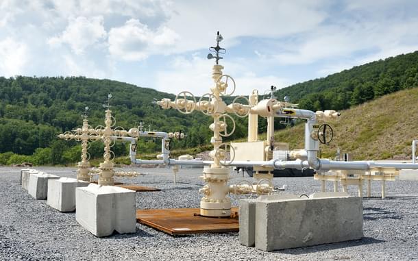 A Shale Gas Well. (Photo Credit: Max Philips)