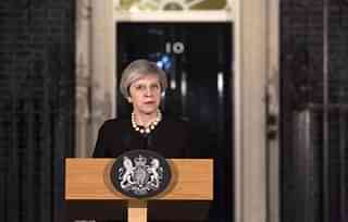 “We are not afraid,” said British Prime Minister Theresa May in her address to the House of Commons. (Getty Images)