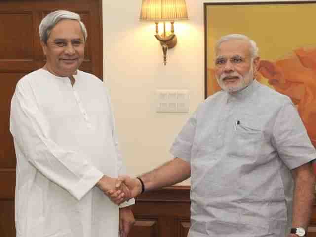 Odisha Chief Minister Naveen Patnaik with Prime Minister Narendra Modi (PMO/Flicker)