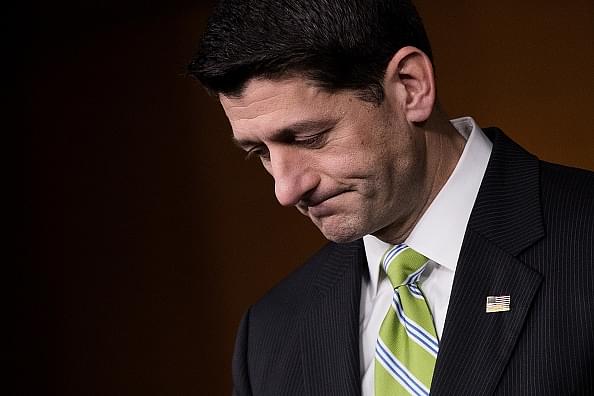 House Speaker Paul Ryan pulled the Obamacare repeal bill from the floor. (Drew Angerer/Getty Images)