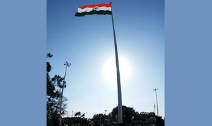 India’s tallest tricolour at 
Attari-Wagah
 Border.