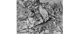 Alexander the Great, on his horse Boucephalus. (Hulton Archive/Getty Images)