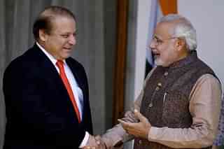 Pakistan Prime Minister Nawaz Sharif and Prime Minister Narendra Modi
