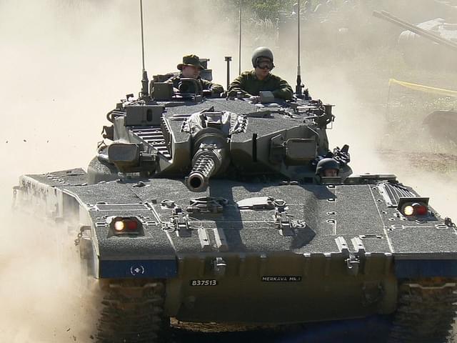 Israel’s  Merkava main battle tank.