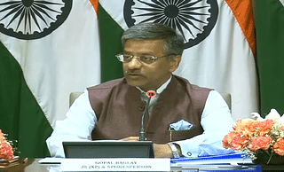 Screengrab from the video of MEA’s weekly press briefing