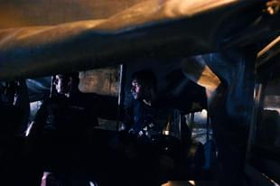 Bangladeshi security personnel on guard near Holey Artisan Bakery cafe, after it was stormed by gunman, in Dhaka, Bangladesh, in July 2016. (Faiham Ebna Sharif/Getty Images)