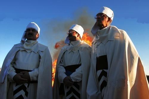 A group of priests from Kerman, Iran.