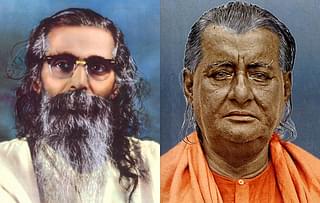 ‘Guruji’
Golwalkar’s Guru&nbsp; (right) was a direct
disciple of Sri Ramakrishna. He was moved by the condition of a Muslim girl in
famine and decided to serve humanity in that very village, suspending the
pilgrimage he was undertaking. 