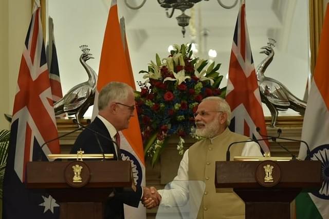 

Prime Minister Narendra Modi with his Australian counterpart Malcolm Turnbull. (GettyImages)
