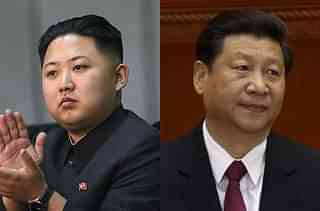 North Korea leader Kim Jong Un(left) and China’s President Xi Jinping 

