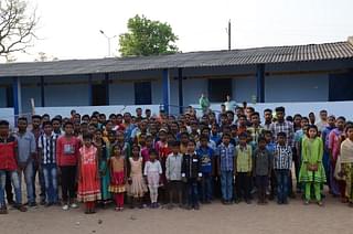 Children orphaned by Maoists. The kids stay at a residential school in Bijapur now