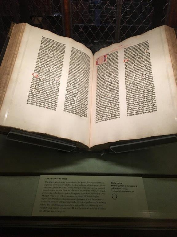 

The <i>Gutenberg Bible.</i>