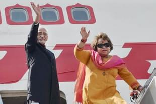Salma Ansari with her husband and Vice-President
Hamid Ansari.