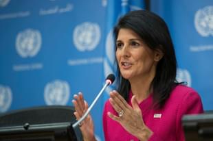 Former US Ambassador to the UN, Nikki Haley (Drew Angerer/Getty Images)