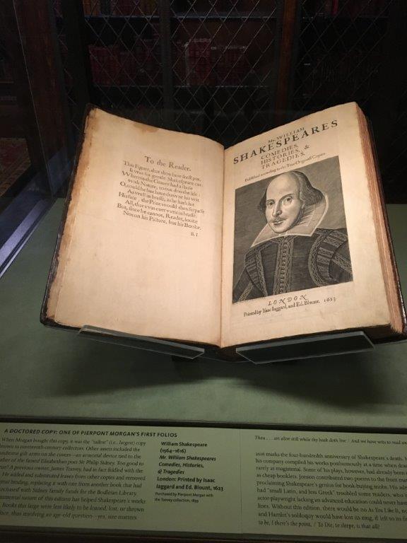 Shakespeare’s First Folio.