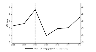 Pre- and post-programme loan performance - raw data (Gine-Kanz paper)