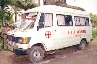 The ambulance code named “Cocoon” that was planted as a getaway vehicle for Veerappan, and the one in which he was finally killed