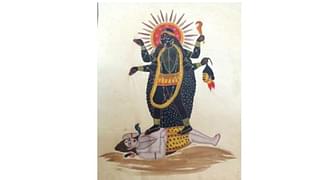The Goddess. Mahadev and His serpent. Mahadev’s awareness. (Kalighat) &nbsp;