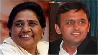 Mayawati and Akhilesh Yadav.&nbsp;