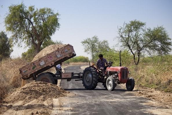 Roadworks in village of Dhudaly in Rajasthan (Tim Graham/Getty Images)