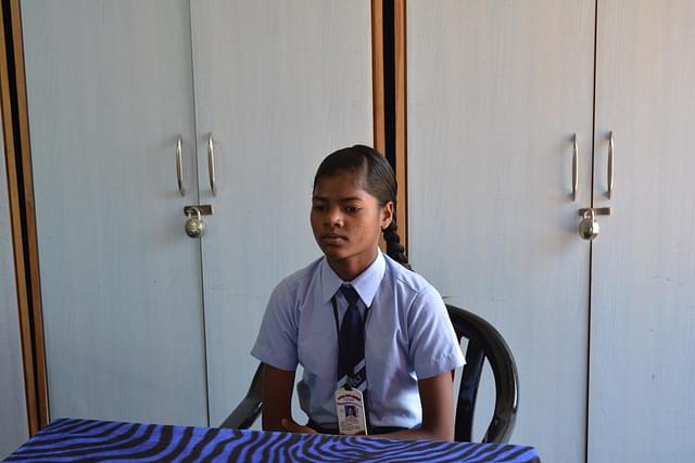 Lakshmi Katlam, whose parnets were killed by Maoists, studies at Aastha Vidya Mandir and wants to become a doctor