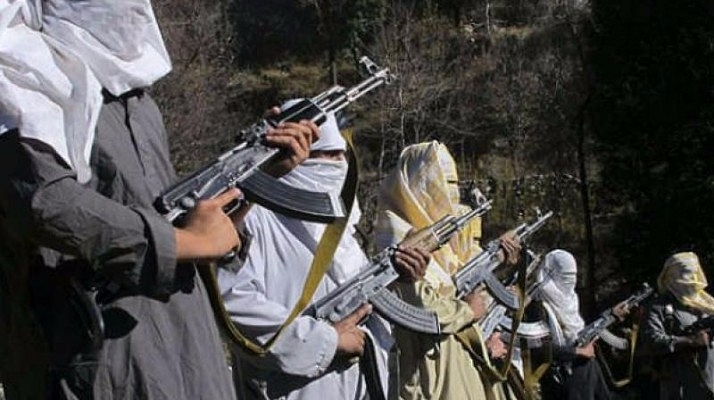 Representative image of Kashmiri terrorists (Pic by PTI)