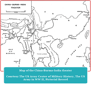 

The “China-Burma-India theatre” refers to the United States military’s operations in China, parts of south-east Asia, Burma and eastern India.