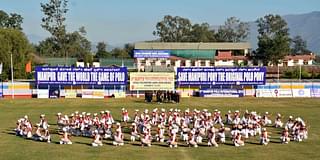 

The world’s oldest polo ground, Imphal, Manipur.