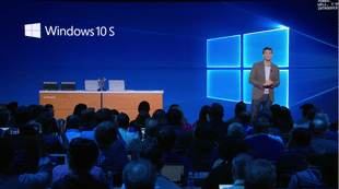 Windows 10 S announce event.