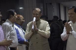Jayant Sinha delivered the fourth Professor Sarat Mahanta Memorial Lecture in Guwahati. (Royal Global University/Facebook)