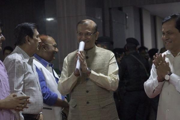 Jayant Sinha delivered the fourth Professor Sarat Mahanta Memorial Lecture in Guwahati. (Royal Global University/Facebook)