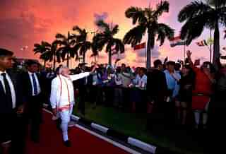 Prime Minister Narendra Modi in Colombo during his Sri Lanka visit.
