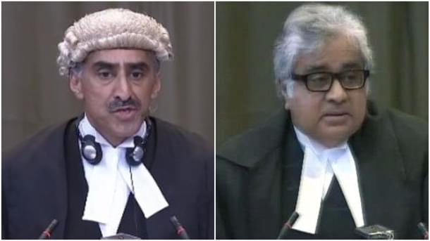 Khawar Qureshi and Harish Salve 