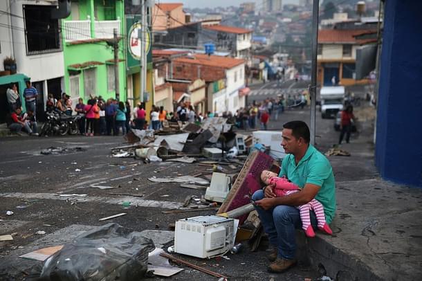 Venezuela ruined (John Moore/Getty Images) 