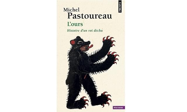 The book cover of Michel Pastoureau’s L’Ours: Histoire d’un roi déchu